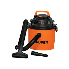 TRUPER - Aspiradora de sólidos y líquidos de 3 gal, plástica,