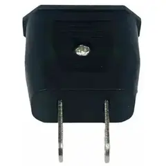 GENERICO - Convertidor europeo pata redonda a plana 110v adaptador