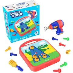 EDUCATIONAL INSIGHTS - Centro De Actividades Abc 123 Taladro Eléctrico Niños Niñas