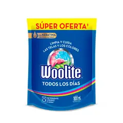 WOOLITE - Detergente líquido todos los días 1.8L