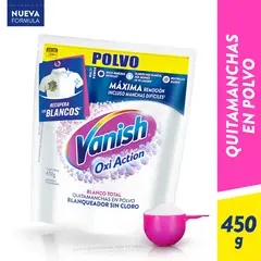 VANISH - Desmanchador Polvo Blanco 450gr
