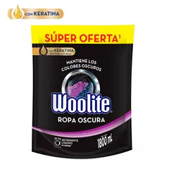 WOOLITE - Detergente líquido Ropa oscura 1.8L