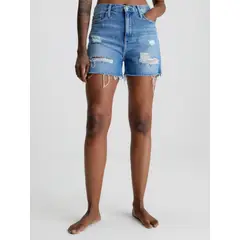 CALVIN KLEIN - Bermuda Azul Mujer Azul
