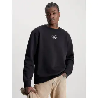 CALVIN KLEIN - Saco Con Monograma Hombre Negro