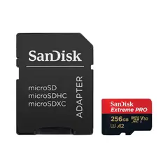 SANDISK - Memoria Extreme Pro MicroSD 256GB 200MBs UHS-I A2