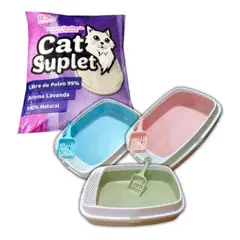 AFM - Kit Arenera Sencilla Con Pala + Arena Cat Suplet 4.5 Kg.