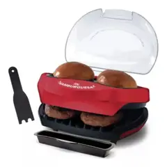 HOME ELEMENTS - Maquina para Hamburguesas HE Roja HEHM17R