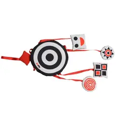 JUGANDO Y EDUCANDO - Móvil Sensorial De Alto Contraste Estimulación Bebes