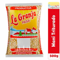 LA GRANJA PAISA - Maní Natural Triturado 500g