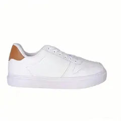 GENERICO - Tenis Casual Cosidos Caballero Zapato Hombre - Blanco