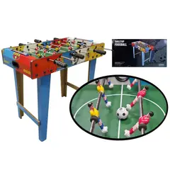 GENERICO - Mesa De Futbolito Futbolin Mediano En Madera Juegos