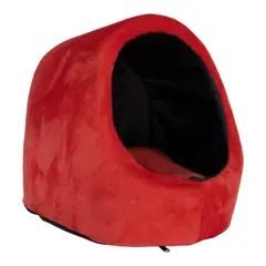 AFM - Cama Iglú para mascotas Roja