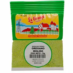 LA GRANJA PAISA - Orégano Molido 15g