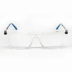 AT NIGHT SUNGLASSES - Marco óptico de lujo At night cuadradas semi gato transparente unisex