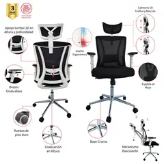 MUEBLESYA - SILLA DE OFICINA GENOVA