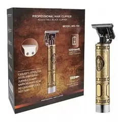 GREEN HANSHENG - Máquina Patillera Barbera Buda Bz-t99 Profesional Recargable