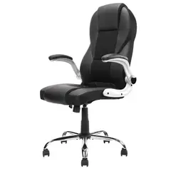 GENERICO - Silla Gerencial de Oficina Ónix Color Negro Ergonomica Cuerina