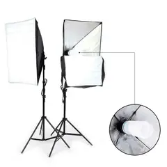 GENERICO - Kit de Luz Softbox 70×50 cm Trípode Bombilla