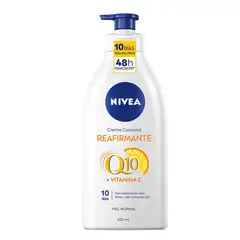 NIVEA - Crema Corporal Humectante Reafirmante Q10, 625ml
