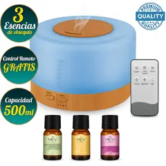 ONE PIXEL - Difusor Madera Claro Aromas Luz Led Control