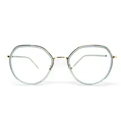 AT NIGHT SUNGLASSES - Marco óptico de lujo At night redondas blueGray unisex