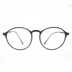 AT NIGHT SUNGLASSES - Marco óptico TR90 At night redondo Negro transparente Unisex
