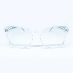 AT NIGHT SUNGLASSES - Marco óptico de lujo At night round transparency metalico Unisex