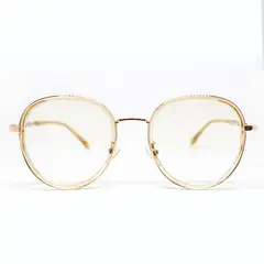AT NIGHT SUNGLASSES - Marco óptico de lujo y TR90 At night redondo champagne Unisex