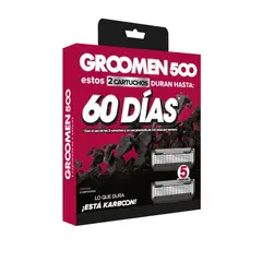 GROOMEN - Cartuchos De Afeitar 500 x 2