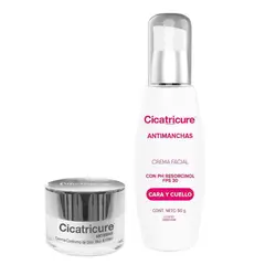 CICATRICURE - Contorno Blur Filler 15g + Antimanchas 50g