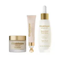 CICATRICURE - Gold Crema Noche 50 G + Contorno Duo 15 G + Serum Facial 27 ML