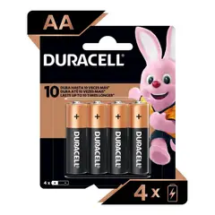 DURACELL - Pilas Alcalinas Aa Paquete De 4 Unidades