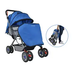 HAPPY BABY - Coche Reversible Bebé Dallas Con Pañalera Azul