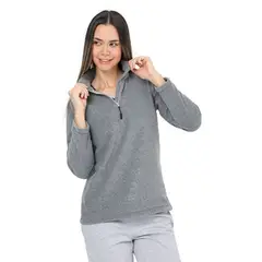 SANTANA - Saco Térmico Mujer Ottawa Gris Medio