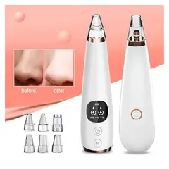 GENERICO - Limpiador facial extractor de puntos negros eléctrico 5 en 1