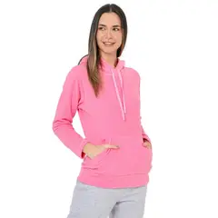 SANTANA - Hoodie Térmico Mujer Quebec Rosado