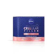 NIVEA - Crema facial de noche antiedad Hyaluron Cellular Filler + Elasticidad & Antigravedad 50 ml