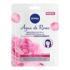 NIVEA - Mascarilla Facial en Tela Agua de Rosas 1 pieza