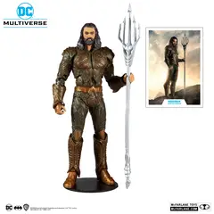 HASBRO - Aquaman Figura De Acción Justice League Dc Mcfarlane Toys 19 Cm