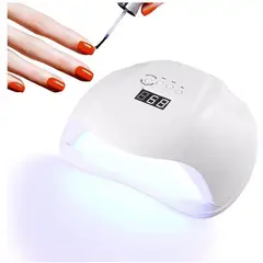GENERICO - Lampara led-uv de uñas gel profesional secado rapido 72 wats