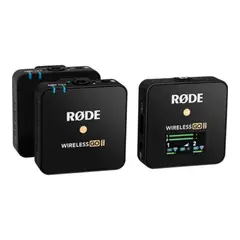RODE - Kit microfonos wireless go ii – 2 transmisores y 1 receptor