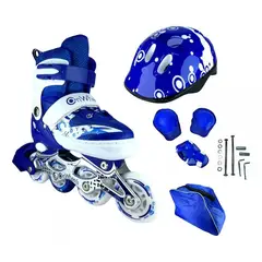 SUPER LOOK - Patines Ajustables Linea Semiprofesionales on whells niños M