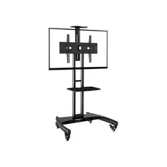 GENERICO - Soporte Base Pedestal Tv 32 85 Móvil Ruedas Ajustable Grueso