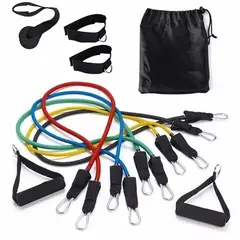 GENERICO - Kit bandas elásticas tubulares set 11 piezas juego ancla