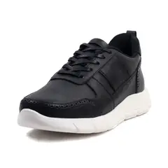 VILLABONR - Tenis Para Hombre Cuero VL-3030 Negro