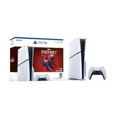 SONY - PlayStation 5 Slim Unidad de cd + Juego Spiderman 2 Fisico