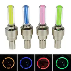 GENERICO - Luz Led Bicicleta Tod Vehículo Rueda Llanta Rin Válvula Neón