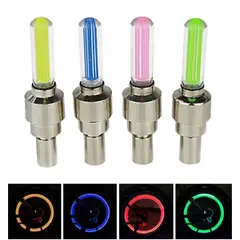 GENERICO - Luz Led Bicicleta Tod Vehículo Rueda Llanta Rin Válvula Neón