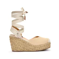 SABATES - Sandalias Plataformas Espadrilles Sábates Caro Caqui Bajos