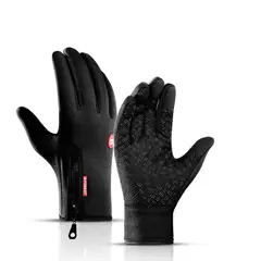 GENERICO - Guantes Térmicos Invierno Impermeables Pro Táctil Celu Moto